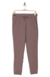 90 Degree By Reflex Terry Brushed Knit Joggers In Iron