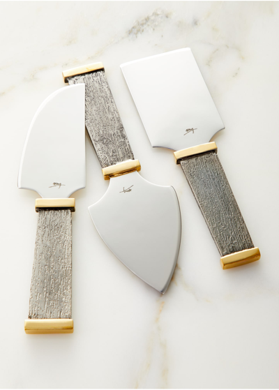 Michael Aram Anemone Cheese Knife Set