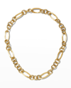 MARCO BICEGO JAIPUR LINK 18K YELLOW GOLD MIXED LINK NECKLACE