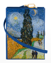 OLYMPIA LE-TAN ROAD WITH CYPRESS AND STAR BY VICENT VAN GOUGH BOOK CLUTCH BAG