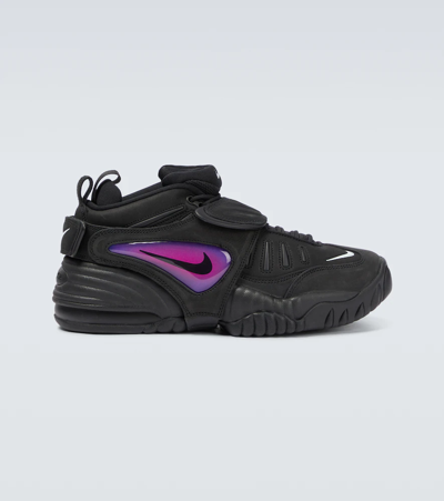 Nike Ambush Adjust Force Sp Rubber-trimmed Suede Trainers In Black