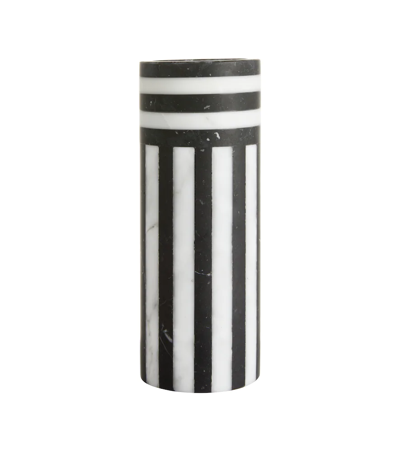Editions Milano Bloom Small Vase In Black And White