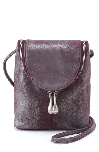 Hobo Fern Saddle Bag In Plum Graphite