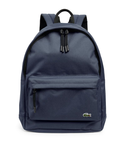 Lacoste Logo-detail Backpack In Navy