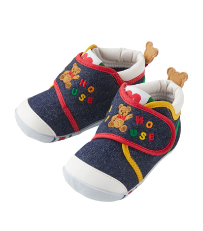 Miki House Cotton-blend Sneakers In Navy