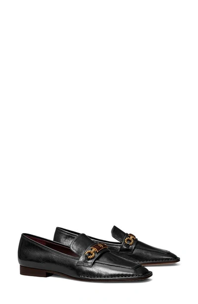 Tory Burch Jessa Leather Loafers In Black