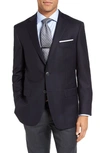 Hart Schaffner Marx New York Classic Fit Wool Blend Blazer In Navy