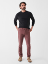 Faherty Stretch Terry&trade; 5-pocket (30") Pants In Fall Burgundy