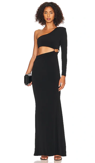 Nookie Tia Ring Gown In Black
