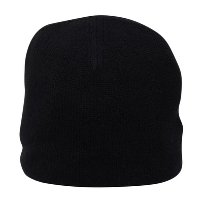 Joseph Folded-brim Exposed-seam Cashmere Beanie Hat In Black