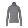 Totême Wool First Layer Turtleneck In Grey Melange