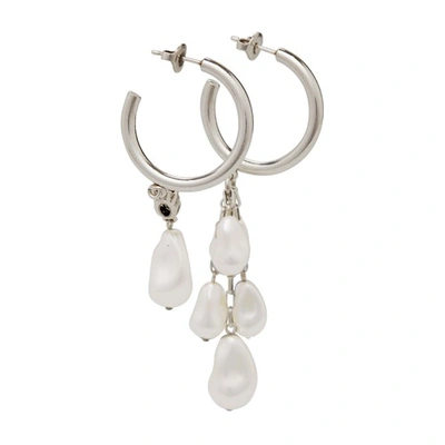 Isabel Marant Earrings In White Silver