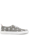 Thom Browne Heritage Low-top Sneakers In Grey