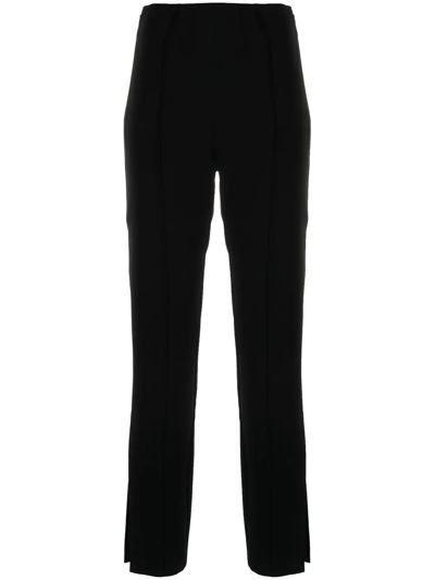 Cinq À Sept Brianne Slim-fit Trousers In Black