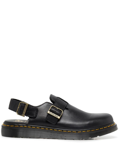 Dr. Martens' Jorge Leather Mules In Black