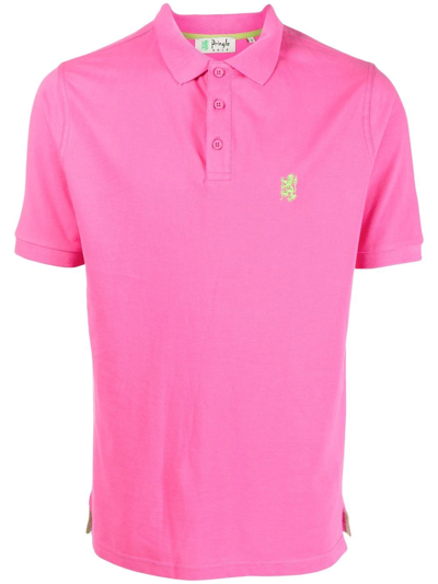 Pringle Of Scotland Heritage Golf Cotton Polo Shirt In Pink