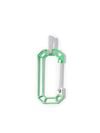 Eéra Eera Chiara Small 18kt Gold And Diamonds Single Earring In White Green