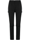THE POWER FOR THE PEOPLE ZIP-DETAIL DROP-CROTCH TROUSERS