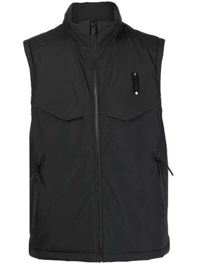 A-cold-wall* Logo-trimmed Gilet In 黑色