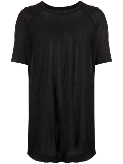 Boris Bidjan Saberi Raglan-sleeve Cotton T-shirt In Black