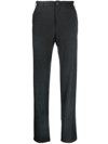 Canali Wool Tailored Trousers In Grey