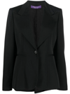 Polo Ralph Lauren Single-breasted Fitted Blazer In Black