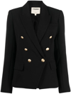 L AGENCE DOUBLE-BREASTED BLAZER
