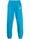 SPORTY AND RICH ATHLETICS COTTON TRACK PANTS