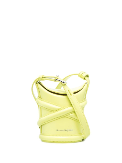 Alexander Mcqueen The Curve Mini Crossbody Bag In 绿色