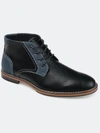 Vance Co. Shoes Vance Co. Franco Plain Toe Chukka Boot In Black