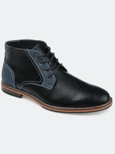 Vance Co. Shoes Vance Co. Franco Plain Toe Chukka Boot In Black