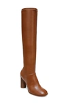 Franco Sarto Cindy-tall Wide Calf High Shaft Boots Women's Shoes In Siena Faux Leather