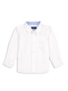 Andy & Evan Kids' Child Boys White Poplin Button-down Shirt In Natural