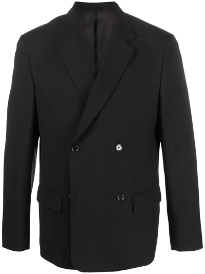 Filippa K Fred Double-breasted Button Jacket In Black