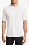 Lacoste Original L.12.12 Short-sleeved Polo Shirt In White