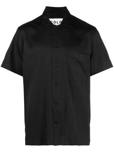 Cdlp Home Suit Short Sleeve Shirt - Men's - Lyocell In Black