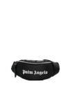 PALM ANGELS GOTHIC LOGO-PRINT BELT BAG