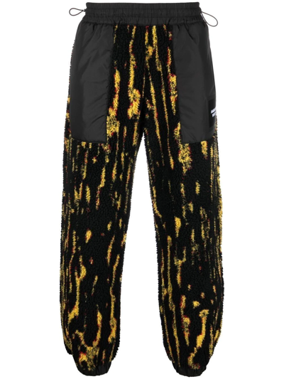 Ambush Printed Drawtring Track Pants In Orange