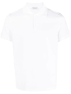 Saint Laurent Monogram Polo Shirt In White
