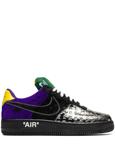 Nike X Louis Vuitton Air Force 1 Low Sneakers In Black