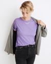 Madewell The Zip-top Medium Transport Tote In Dark Cabernet