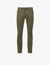 Neuw Lou Regular-fit Tapered Stretch-denim Jeans In Military