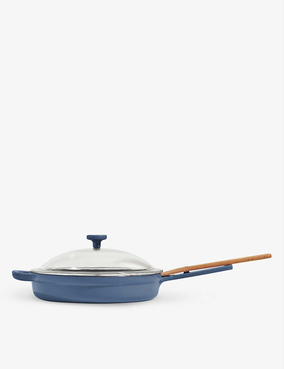 Our Place Always Pan Cast Iron Cooking Pan 45cm In Blue
