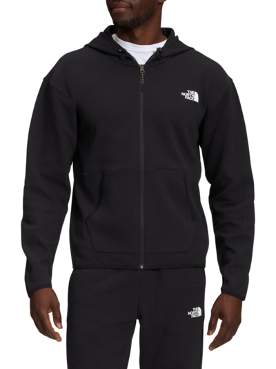 The North Face Tech Fleece Full Zip Sweatshirt Hoodie In Black