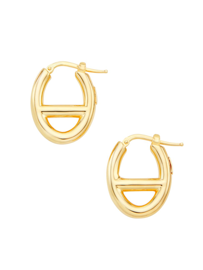 Saks Fifth Avenue 14k Yellow Gold Mariner Hoop Earrings