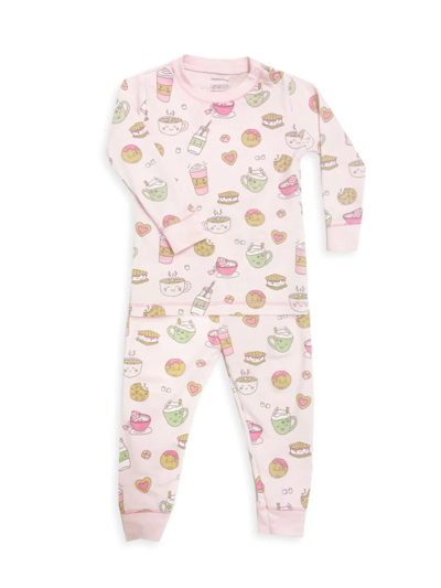 Baby Noomie Kids' Baby's & Little Girl's Milk & Cookies 2-piece Pajama Set In Neutral