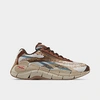 Reebok Unisex Jurassic World Zig Kinetica 2.5 Shoes In Stark Grey/peat/grizzly Brown