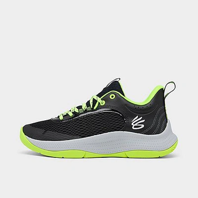 Under Armour Big Kids' 3z6 Basketball Shoes In Black/mod Gray/white