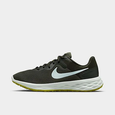 Nike Men's Revolution 6 Next Nature Running Shoes In Cargo Khaki/glacier Blue/sequoia/light Silver/yellow Strike