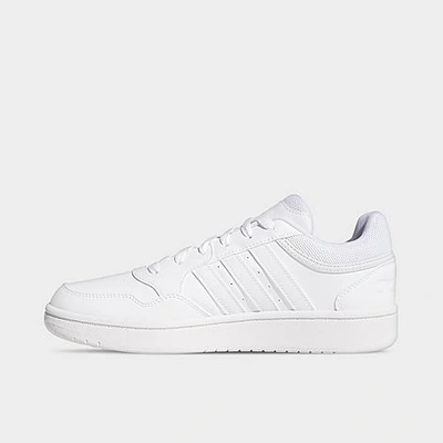Adidas Originals Adidas Women's Hoops 3.0 Low Classic Vintage Casual Shoes In Cloud White/cloud White/dash Grey